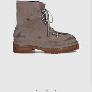 424 lace up marathon boot in dusty nude size 39